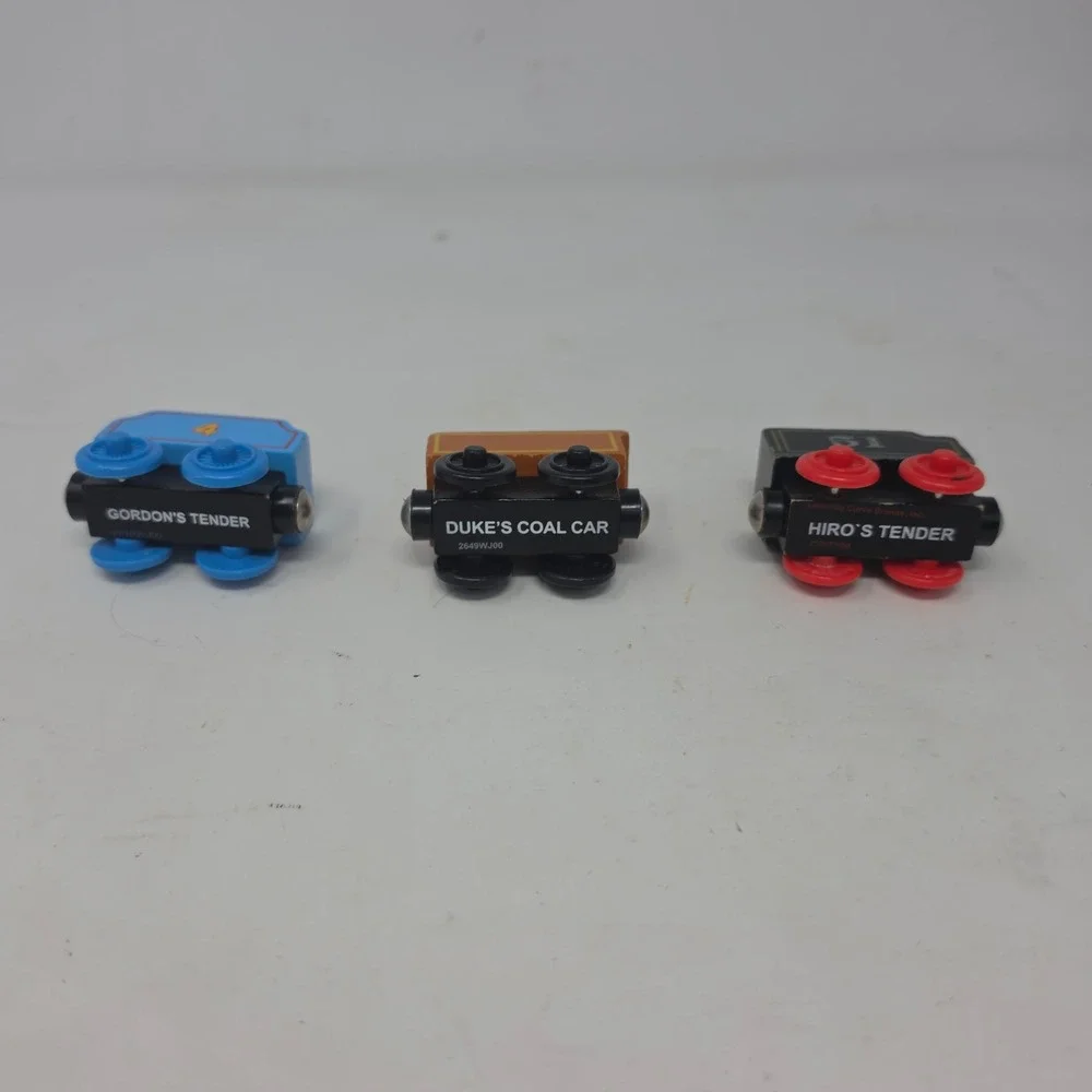 Thomas Friends Wooden Railway Gordon Hiro Duke Tenders Coal Cars Lot of 3.  X